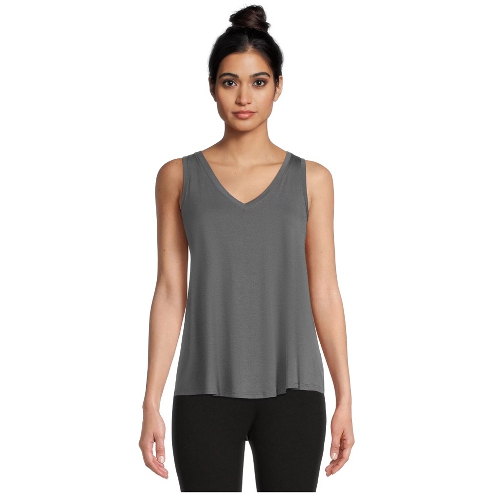 Time and Tru Metal Night Women's High Low V-Neck Tank Top